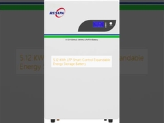 5.12 KWh LFP Έξυπνη Μπαταρία Επεκτάσιμης Αποθήκευσης Ενέργειας